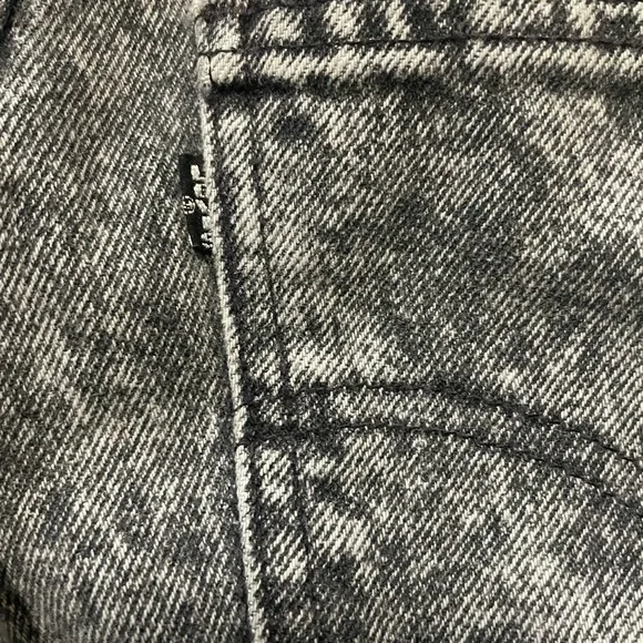 VTG Men’s Levi’s 505 Black Tab Acid Wash Jeans sz 30x30 - Picture 4 of 9